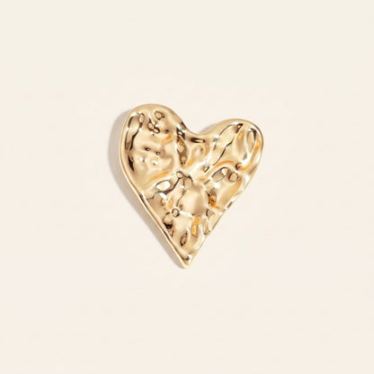 Hart broche goud