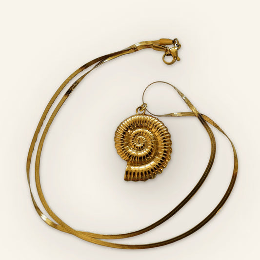Schelp ketting goud - hoofdfoto
