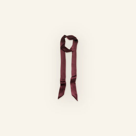 Satijnen bandana rood - hoofdfoto