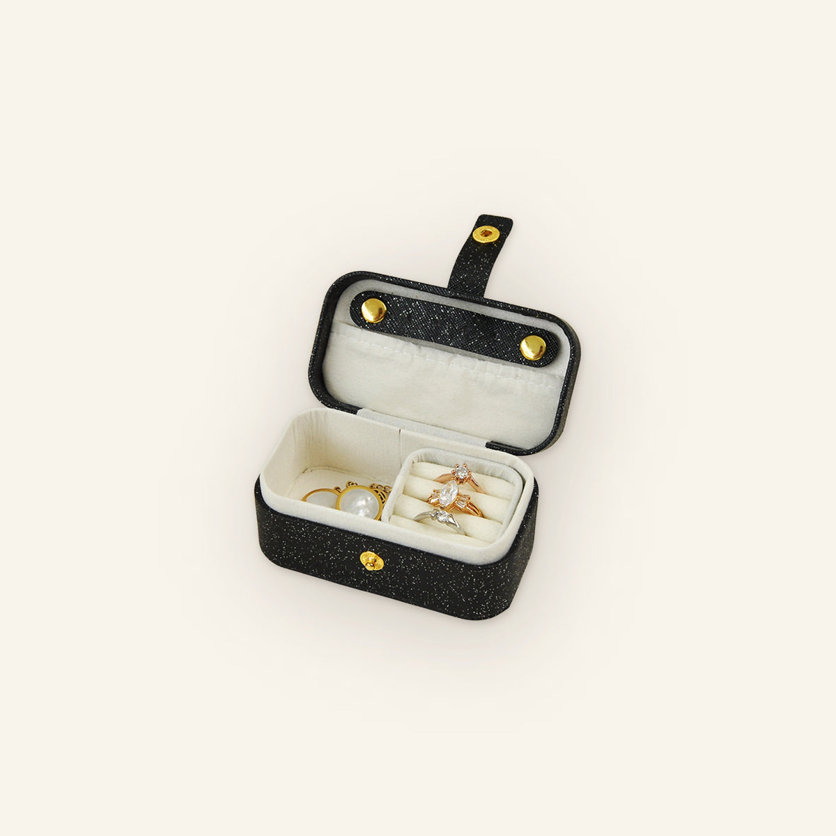Retro jewelry box black white - main photo