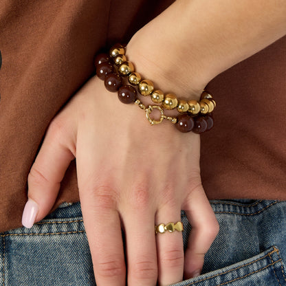 Ronde kralenarmband 12 mm – sfeerfoto