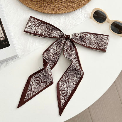 Paisley bandana bruin wit - foto 2