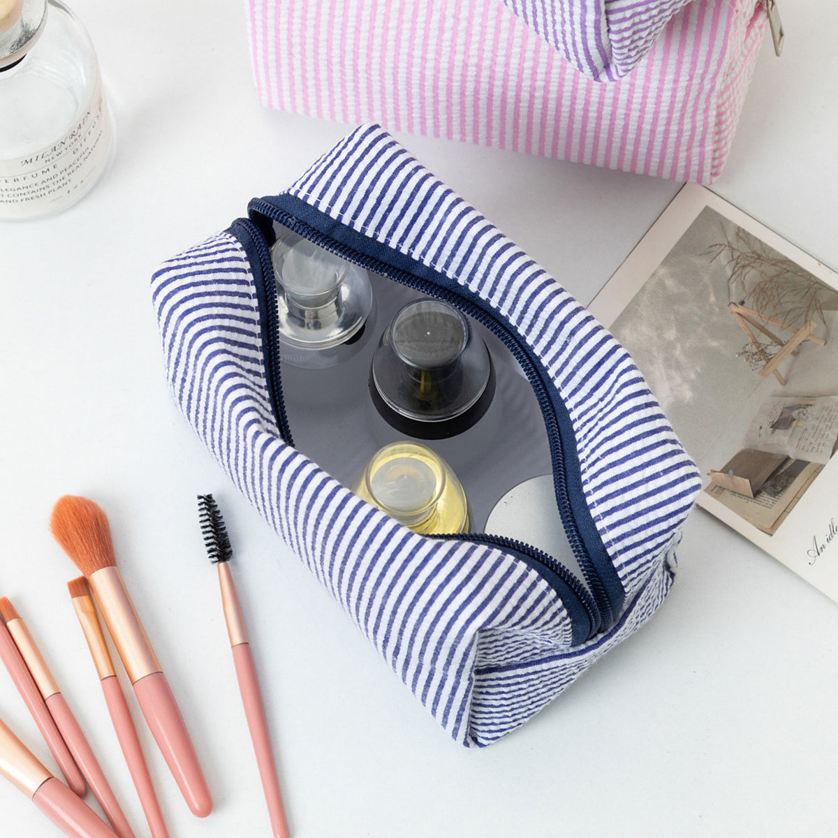 Etui blauw wit - foto 2