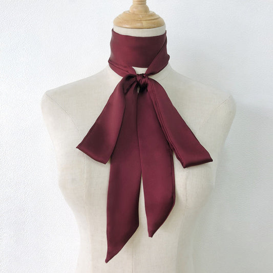 Satijnen bandana rood - foto 2