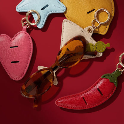 Chili bag charm rood