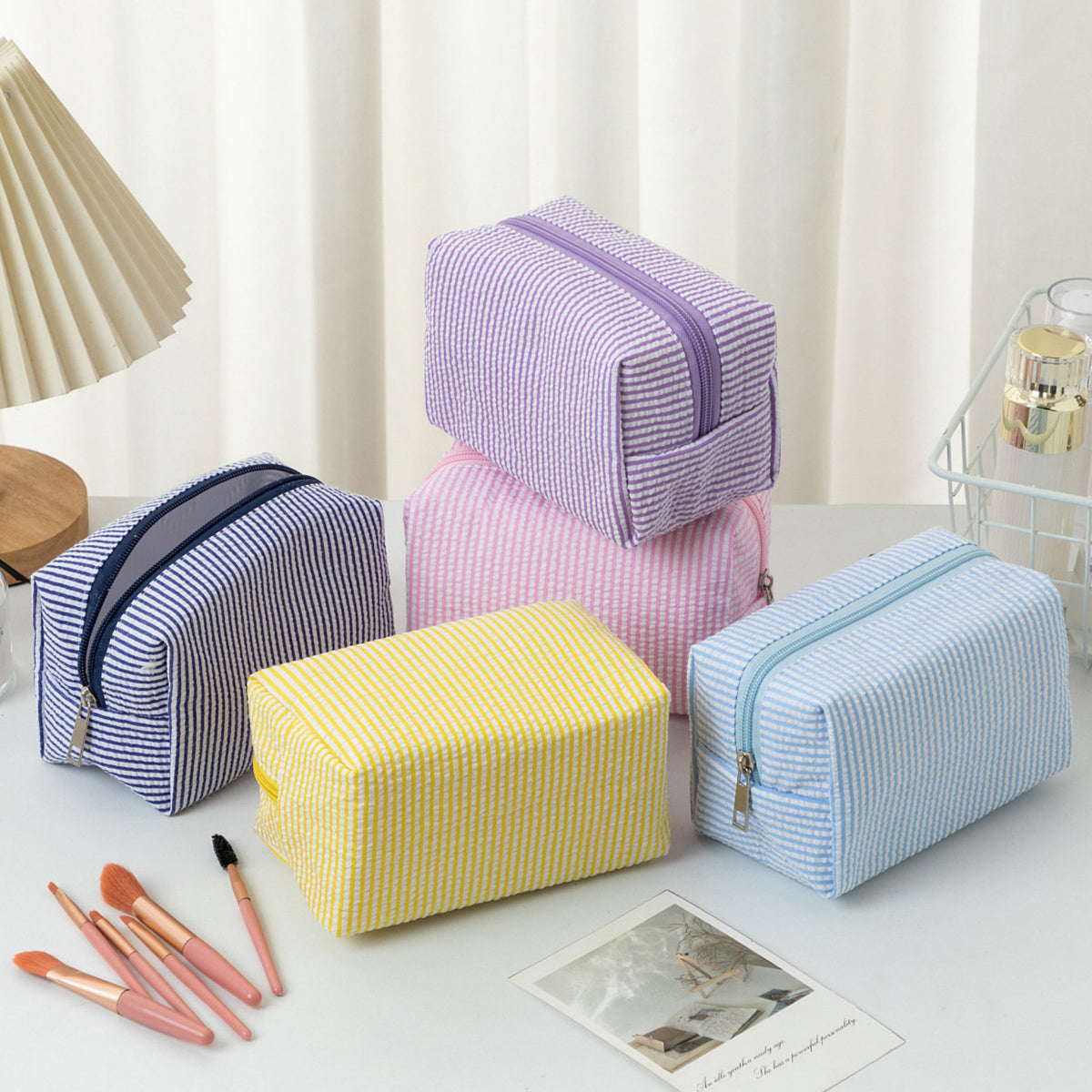 Etui blauw wit - foto 4