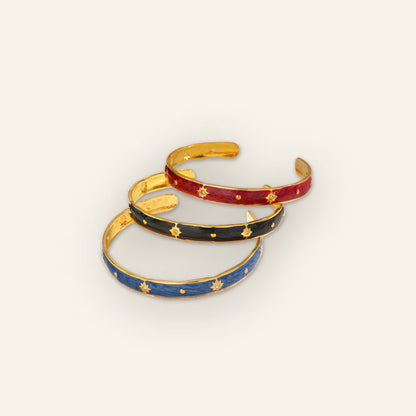 Bangle stars gold blue - photo 4