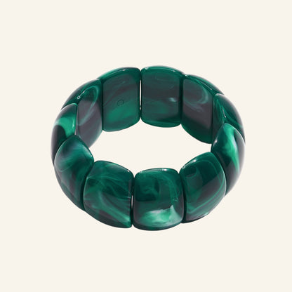 Segment bangle – groen vrijstaand op beige