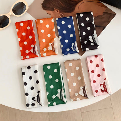 Polka dot bandana black white - photo 6